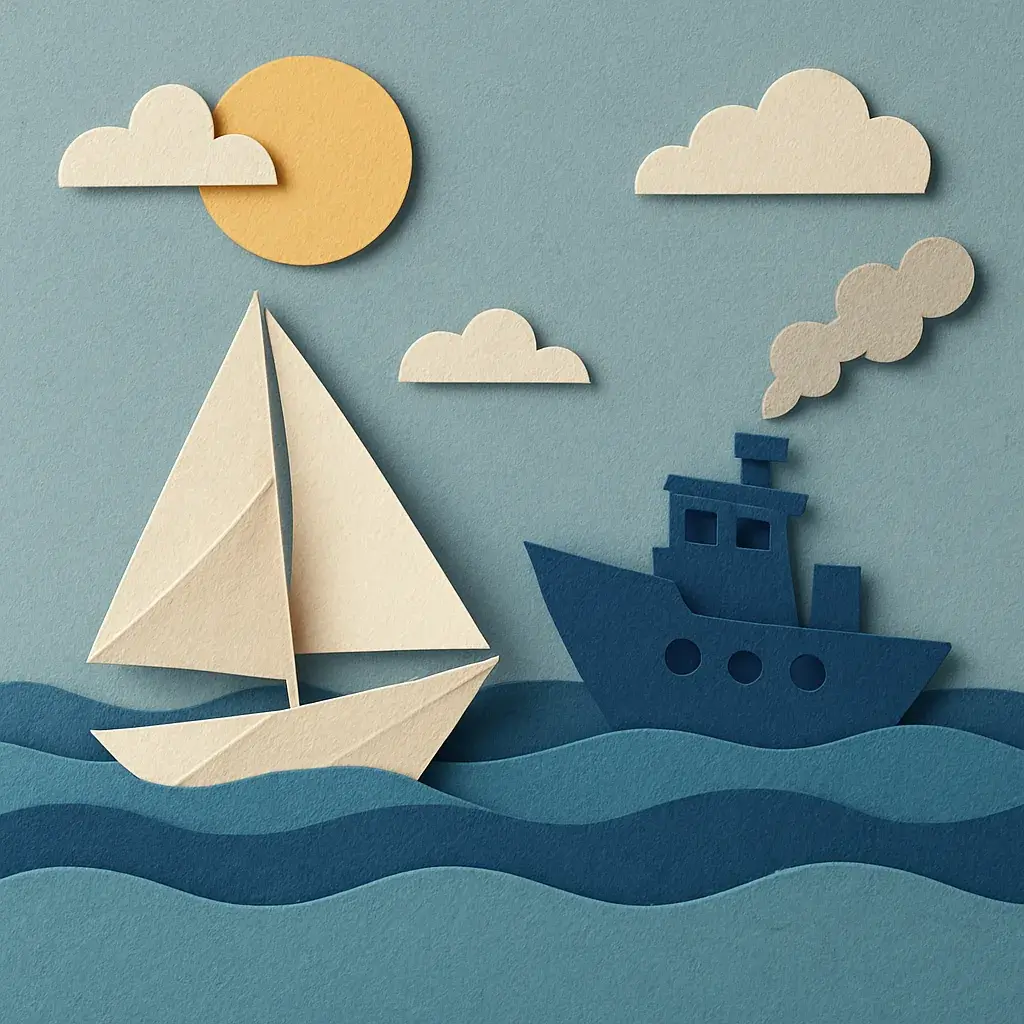 Light sailing tugboat speed optimization knowledge base